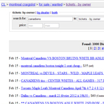 Thumbnail of Montreal Craigslist website