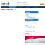 Thumbnail of StubHub! website