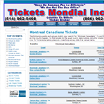 Thumbnail of Tickets Mondial website