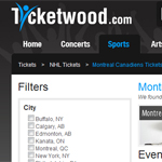 Thumbnail of Ticketwood website